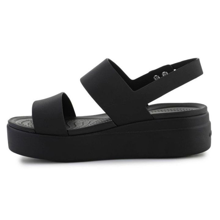 Moteriškos basutės Crocs Brooklyn Low Wedge, juodos