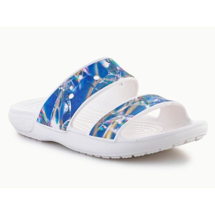 Moteriškos šlepetės Crocs Classic Hyperreal, mėlynos