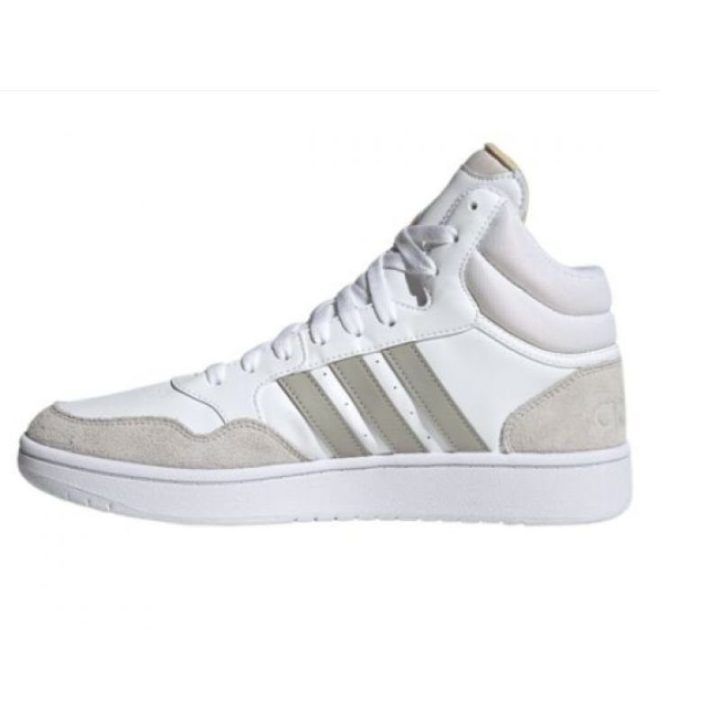 Vyriški sportbačiai adidas Hoops 3.0 Mid, balti