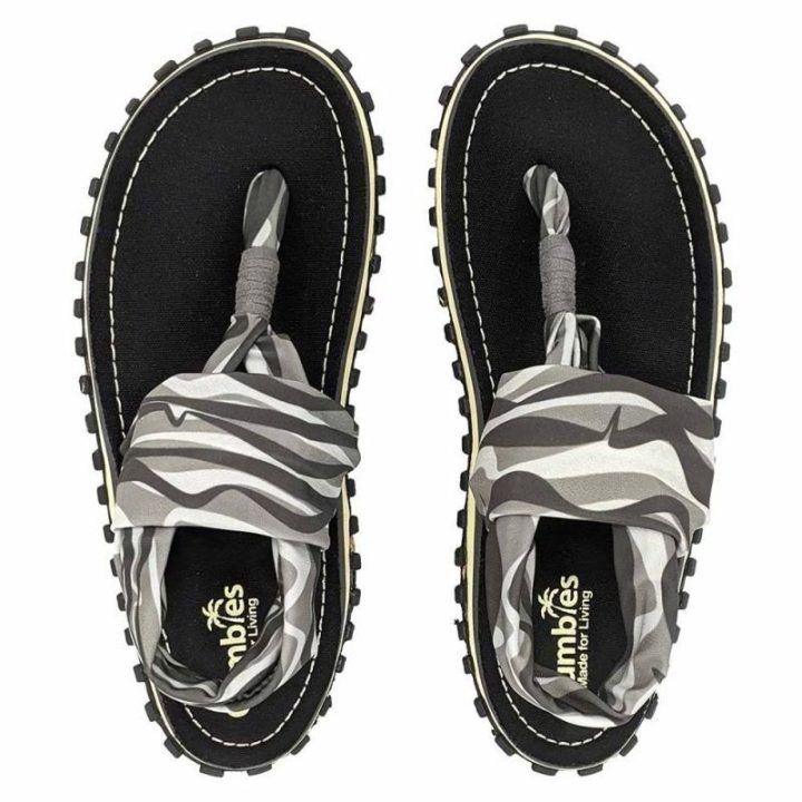 Moteriškos šlepetės su susukta juostele Gumbies Slingback