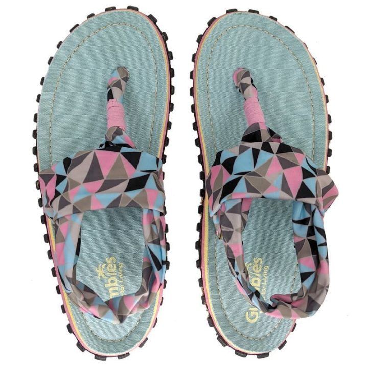 Moteriškos šlepetės per pirštą su elastine juostele Gumbies Slingback