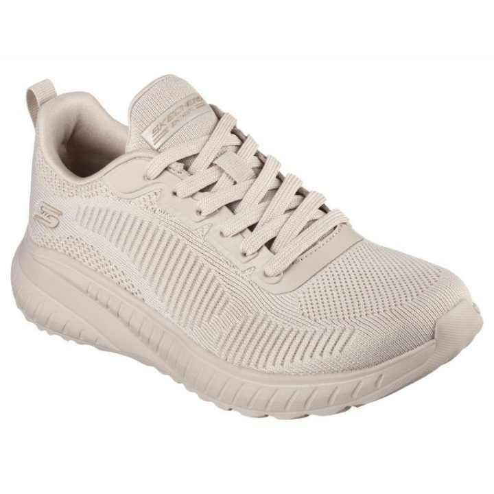 Moteriški sportbačiai Skechers Bobs Squad Chaos Face Off, smėlio