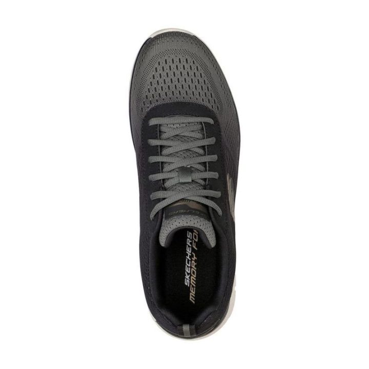 Vyriški sportbačiai su „Memory Foam“ vidpadžiu Skechers Track – Ripkent, chaki