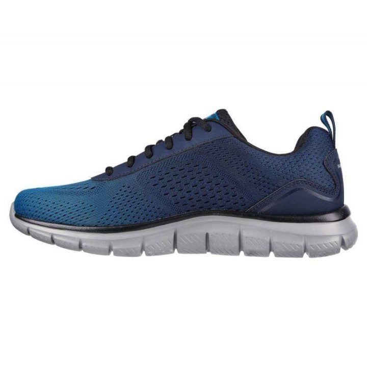 Vyriški sportbačiai su „Memory Foam“ vidpadžiu Skechers Track – Ripkent, mėlyni