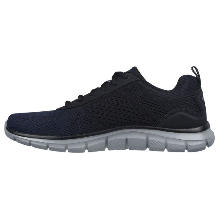 Vyriški sportbačiai su „Memory Foam“ vidpadžiu Skechers Track – Ripkent, tamsiai mėlyni