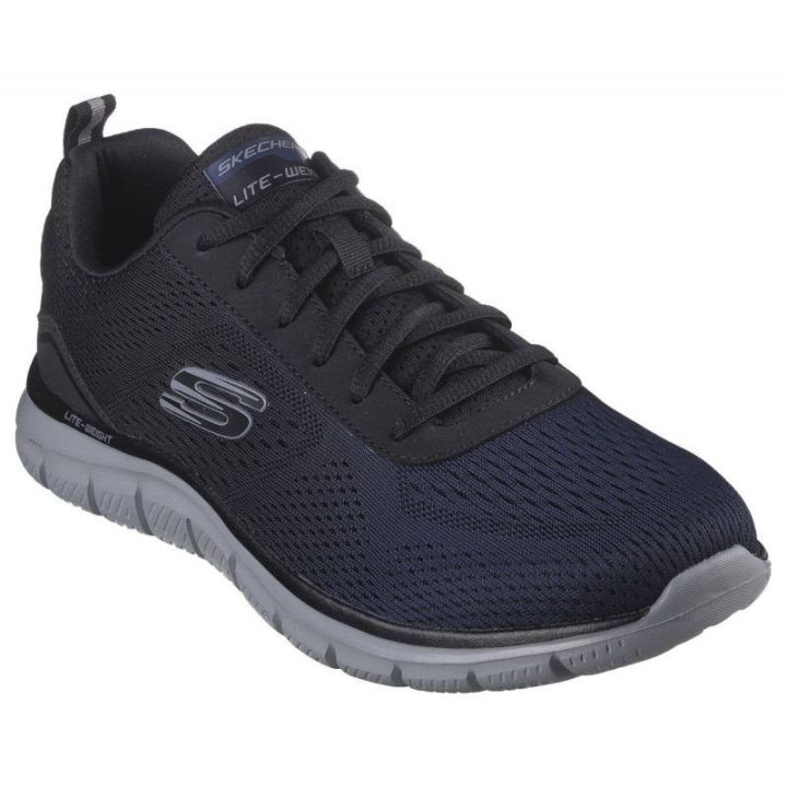 Vyriški sportbačiai su „Memory Foam“ vidpadžiu Skechers Track – Ripkent, tamsiai mėlyni