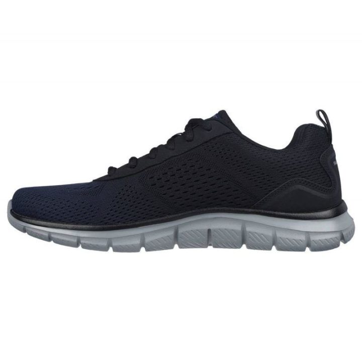 Vyriški sportbačiai su „Memory Foam“ vidpadžiu Skechers Track – Ripkent, tamsiai mėlyni