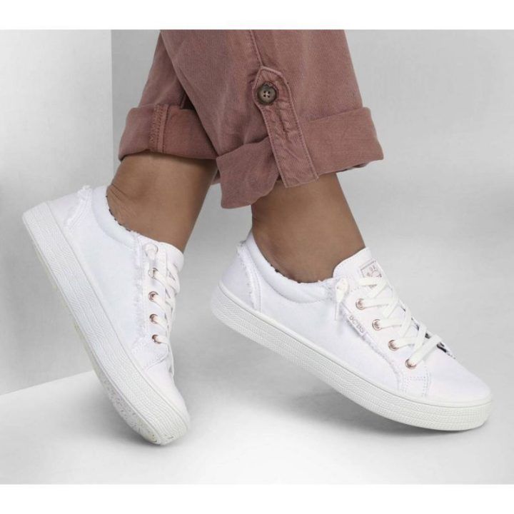 Moteriški laisvalaikio batai Skechers Bobs B Extra Cute, balti