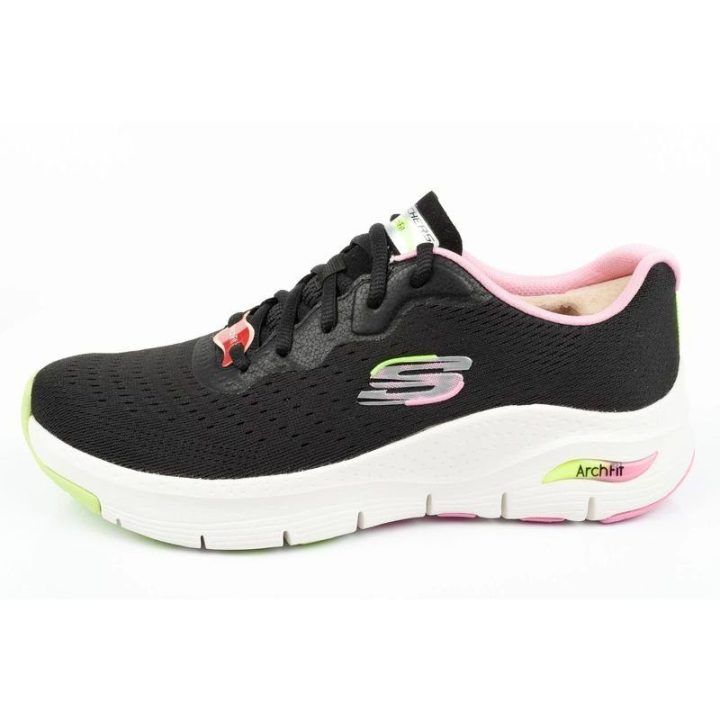 Moteriški sportbačiai Skechers Arch Fit, juodi