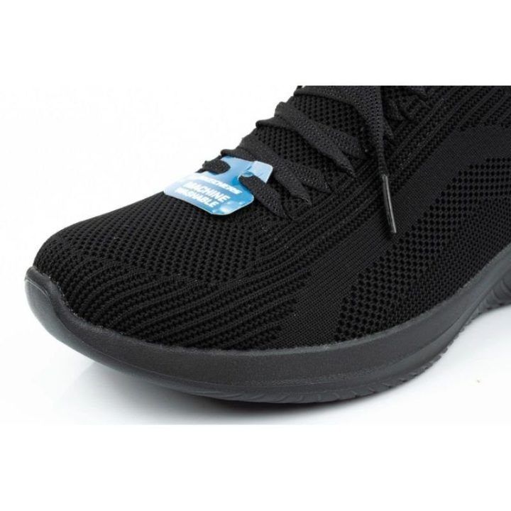 Moteriški suvarstomi sportbačiai Skechers Ultra Flex 3.0, juodi