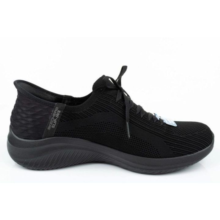 Moteriški suvarstomi sportbačiai Skechers Ultra Flex 3.0, juodi