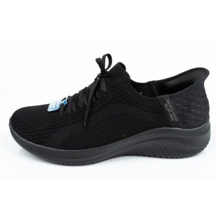 Moteriški suvarstomi sportbačiai Skechers Ultra Flex 3.0, juodi