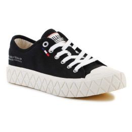 Moteriški sportbačiai Palladium Palla Ace Canvas, juodi ir balti