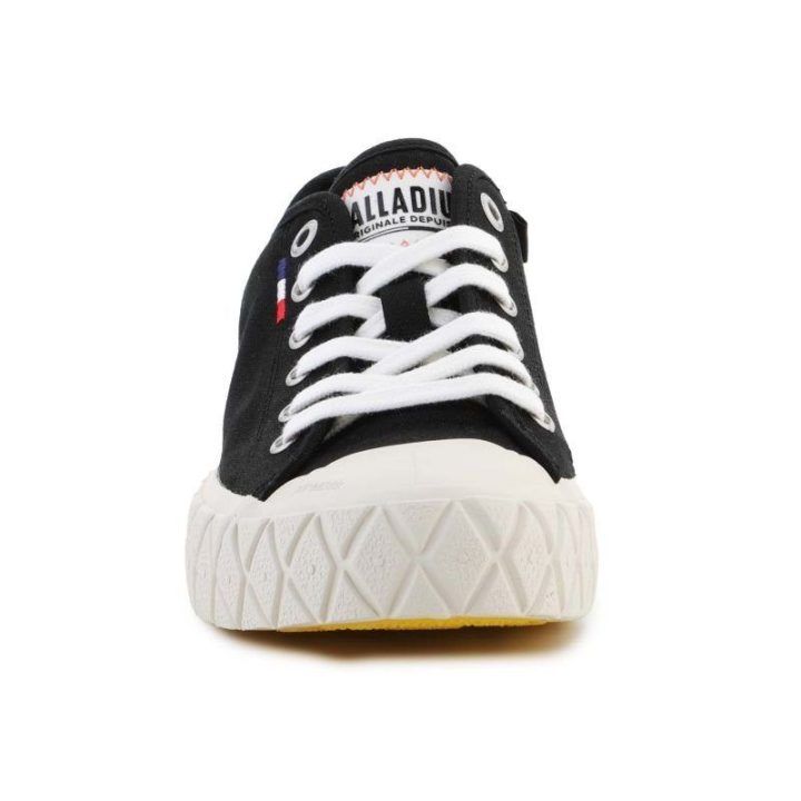 Moteriški sportbačiai Palladium Palla Ace Canvas, juodi ir balti