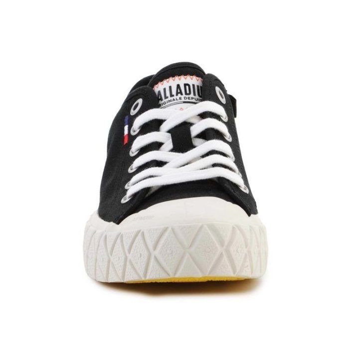 Moteriški sportbačiai Palladium Palla Ace Canvas, juodi ir balti