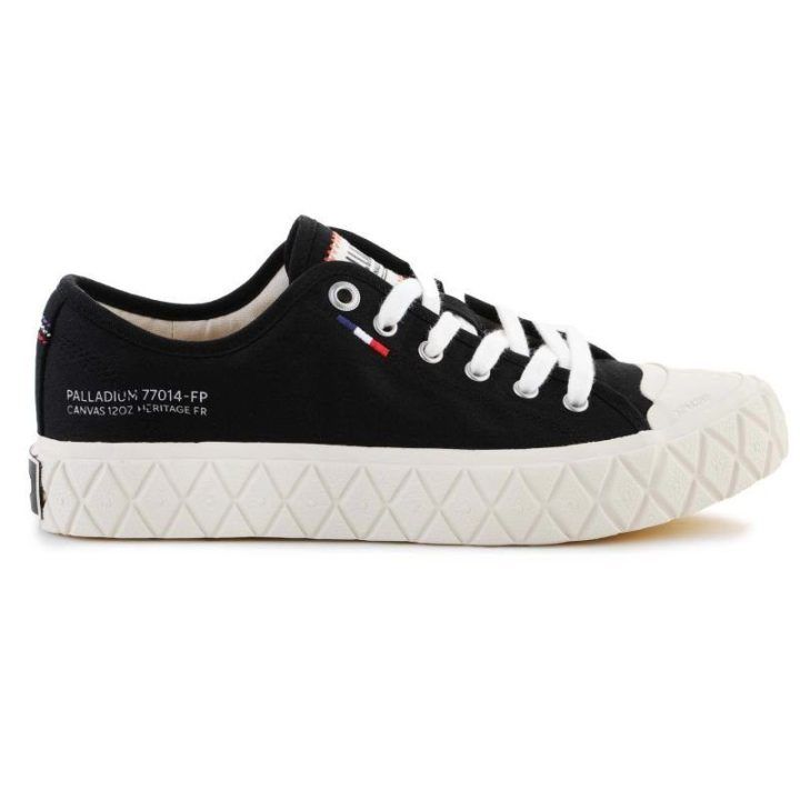 Moteriški sportbačiai Palladium Palla Ace Canvas, juodi ir balti