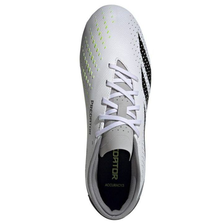 Vyriški futbolo bateliai adidas Predator Accuracy.3 L FG, balti