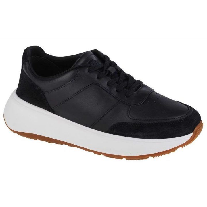 Moteriški laisvalaikio batai su raišteliais FitFlop F-Mode, juodi