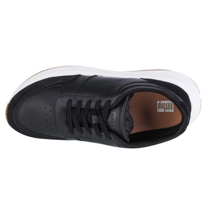 Moteriški laisvalaikio batai su raišteliais FitFlop F-Mode, juodi