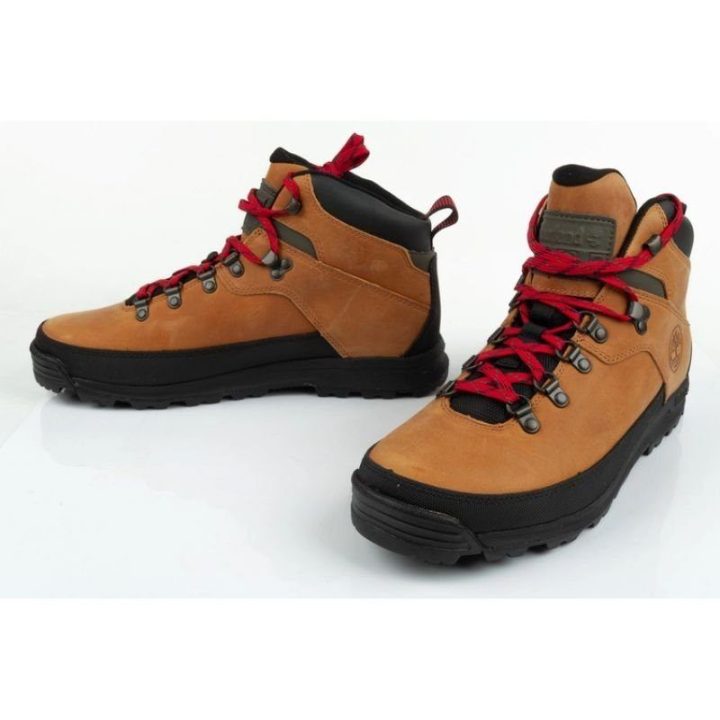 Vyriški odiniai žygio batai Timberland World Hiker Mid, rudi