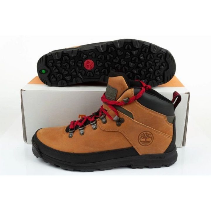 Vyriški odiniai žygio batai Timberland World Hiker Mid, rudi