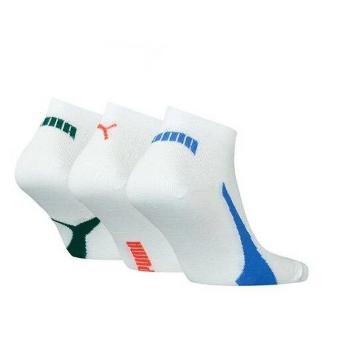 Medvilninės pėdutės Puma Lifestyle, 6 poros, baltos