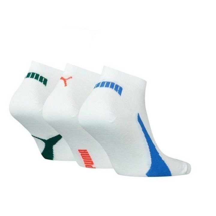 Medvilninės pėdutės Puma Lifestyle, 6 poros, baltos
