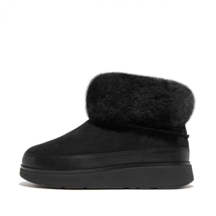 Moteriški avikailiniai aulinukai FitFlop GEN-FF, juodi