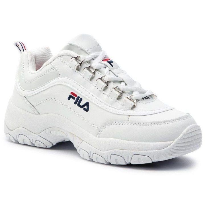 Moteriški suvarstomi sportbačiai FILA Strada Low, balti