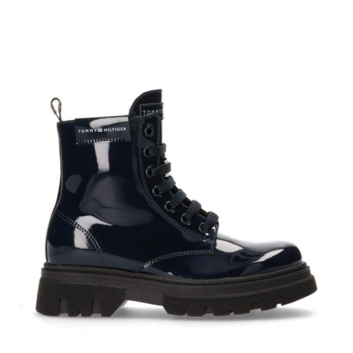 Moteriški aulinukai su raišteliais Tommy Hilfiger, juodi