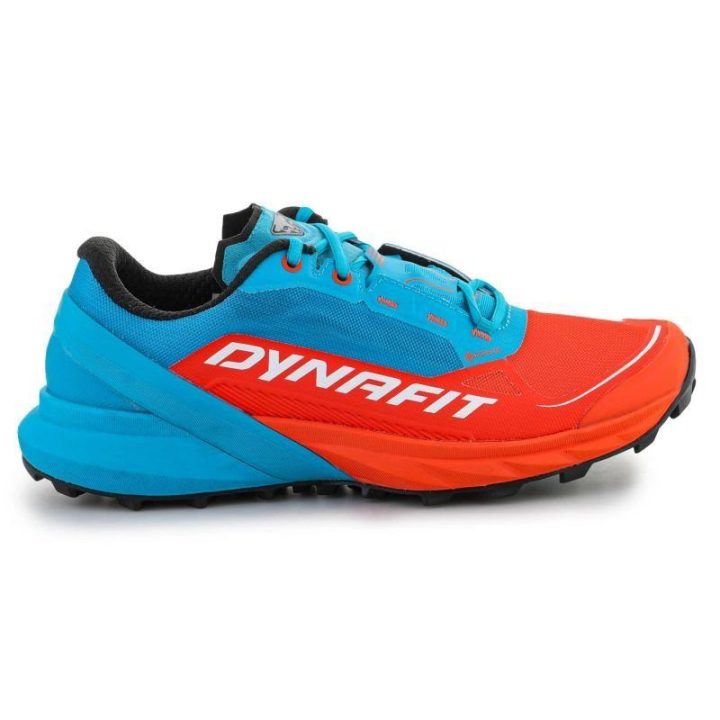 Moteriški bėgimo bateliai Dynafit Ultra 50 GTX, mėlyni ir raudoni