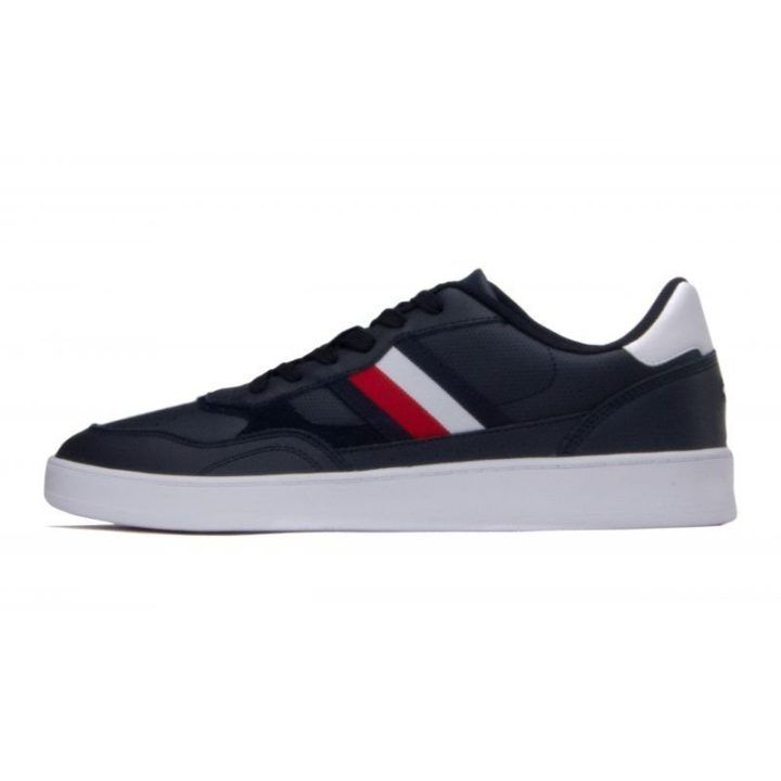 Vyriški sportbačiai Tommy Hilfiger Court Cupsole, tamsiai mėlyni