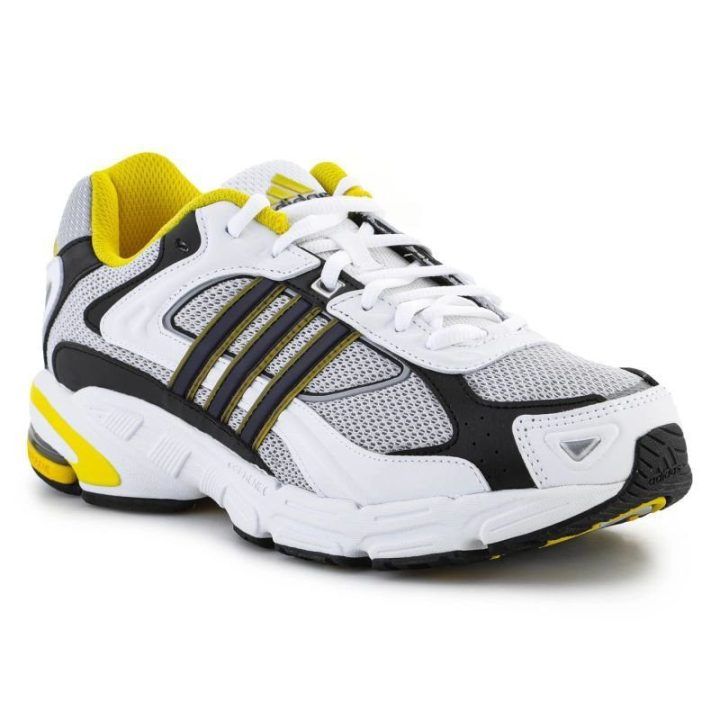 Bėgimo bateliai adidas Response CL, balti, pilki ir geltoni
