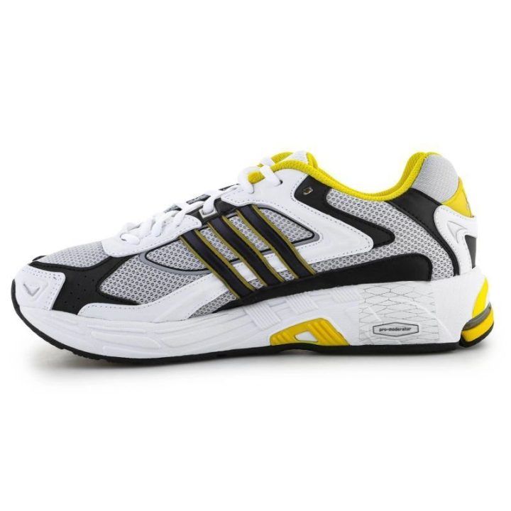Bėgimo bateliai adidas Response CL, balti, pilki ir geltoni