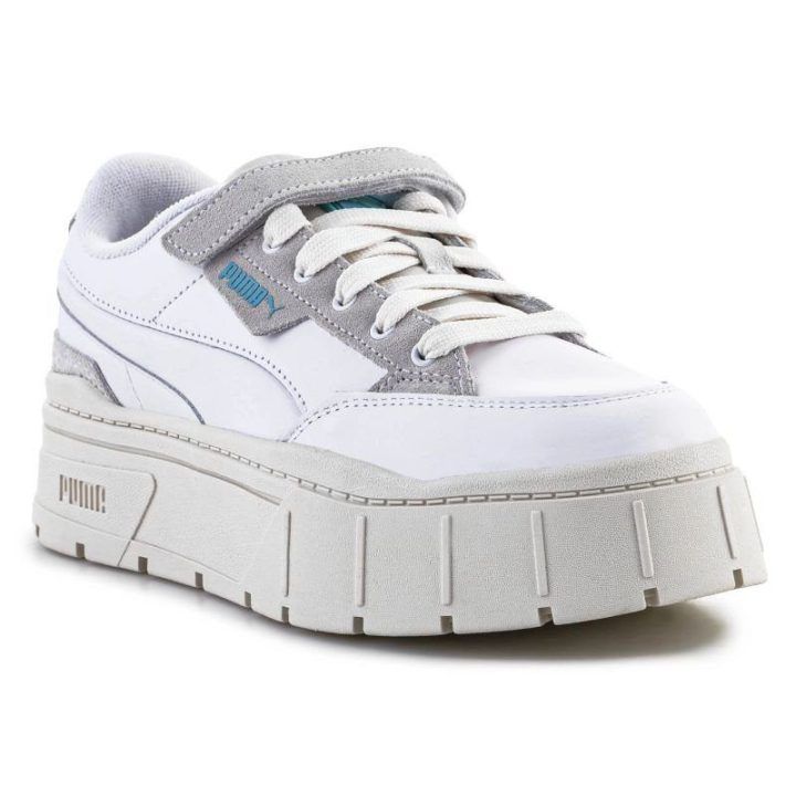 Moteriški sportbačiai su aukštu padu Puma Mayze Stack Padded, balti