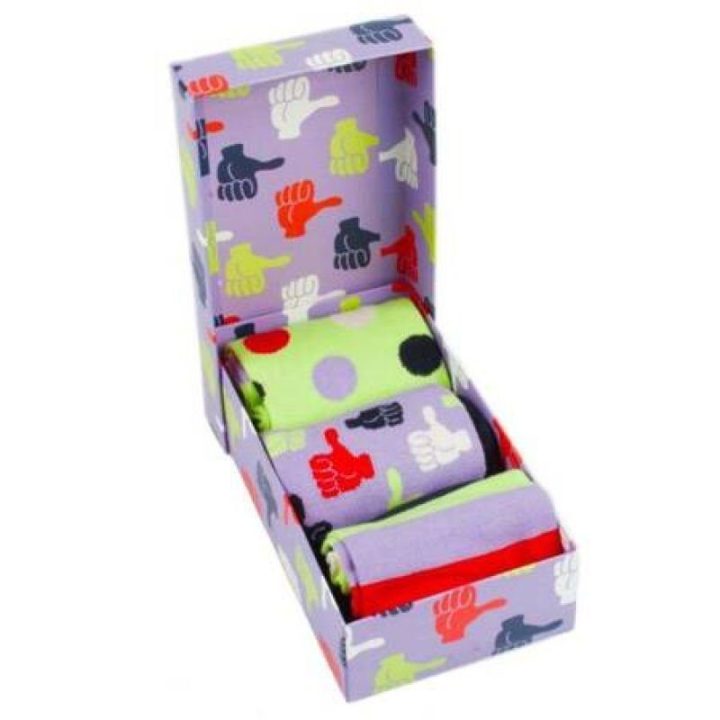 Medvilninių kojinių rinkinys Happy Socks, 3 poros, įvairiaspalvis