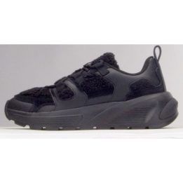 Moteriški sportbačiai Tommy Hilfiger Fur Fashion Runner, juodi