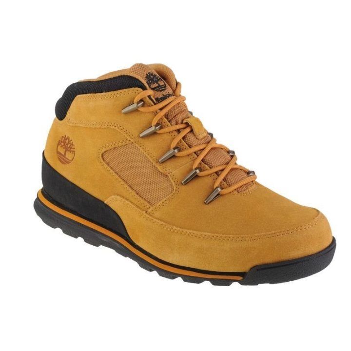 Vyriški odiniai batai aukštu auliuku Timberland Euro Rock Heritage, geltoni