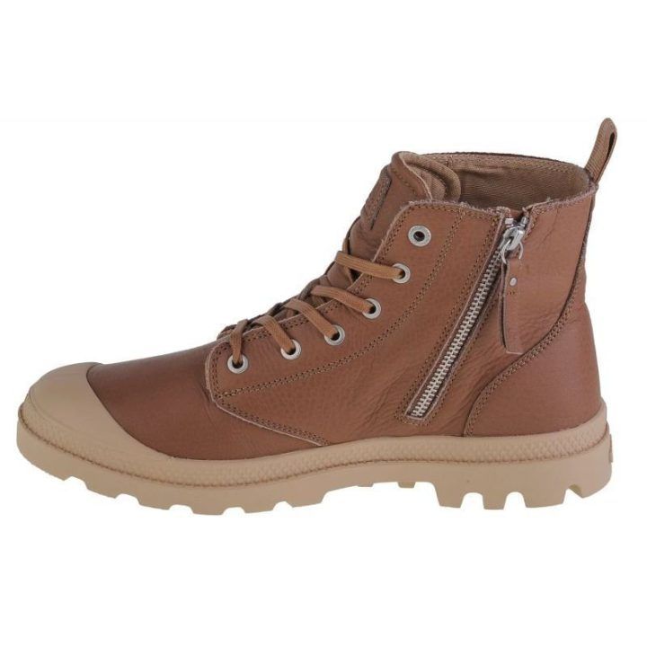 Vyriški odiniai auliniai batai Palladium Pampa Zip Lth Ess, rudi
