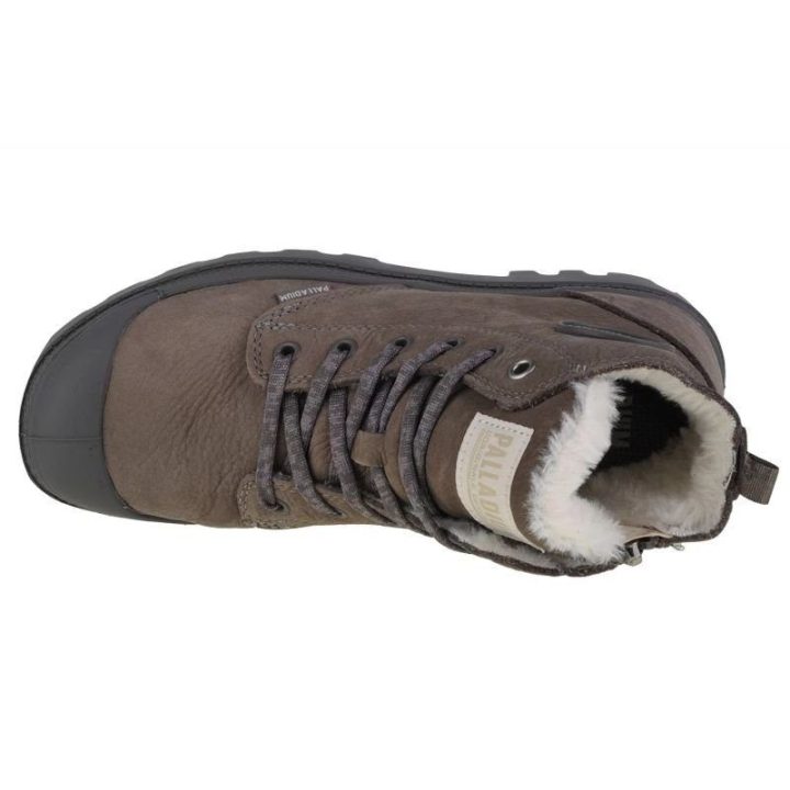 Moteriški auliniai batai Palladium Pampa Hi Zip WL, pilki