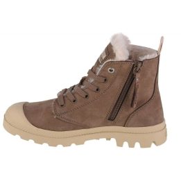 Moteriški odiniai auliniai batai Palladium Pampa Hi Zip WL, rudi