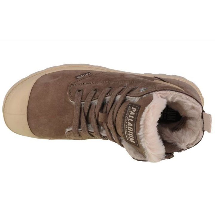 Moteriški odiniai auliniai batai Palladium Pampa Hi Zip WL, rudi