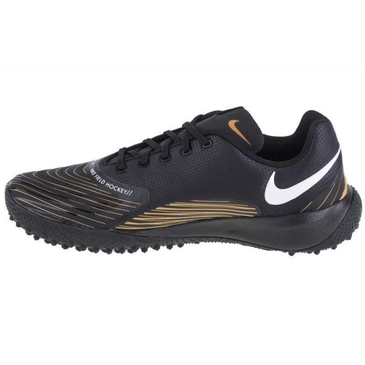 Vyriški žolės riedulio bateliai Nike Vapor Drive, juodi ir aukso