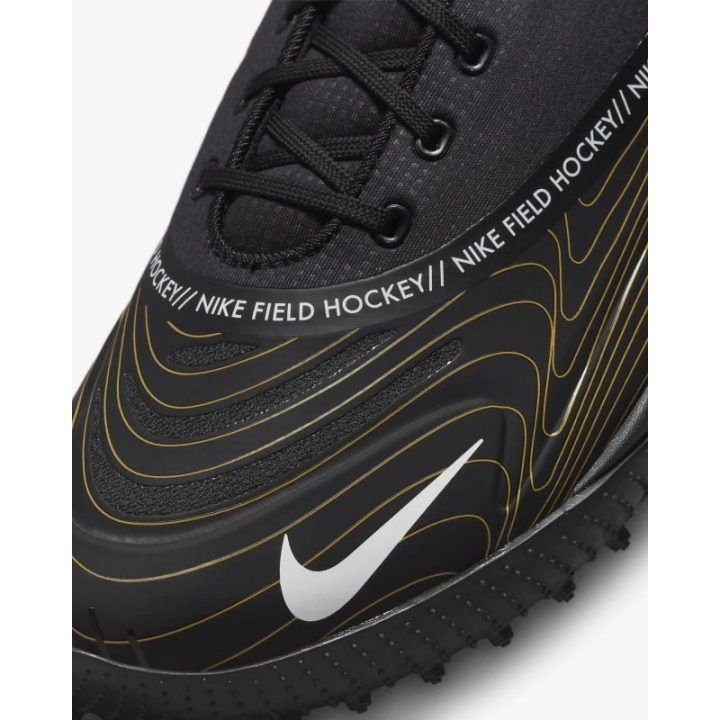 Vyriški žolės riedulio bateliai Nike Vapor Drive, juodi ir aukso