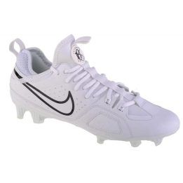 Vyriški žemo profilio futbolo bateliai Nike Huarache 9 Varsity Lax FG, balti