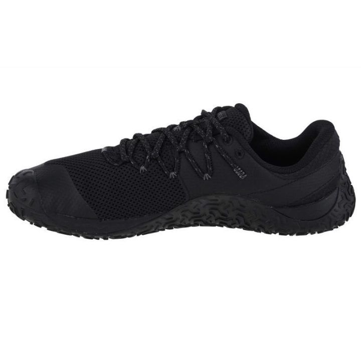 Vyriški bėgimo bekele bateliai Merrell Trail Glove 7, juodi