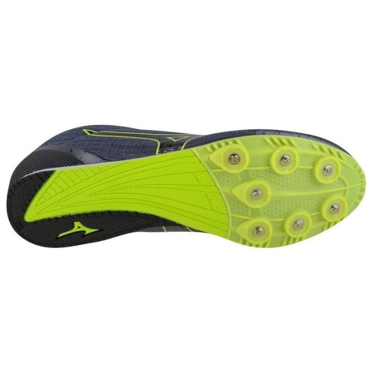 Vyriški sprinto bateliai Mizuno X First, pilki, juodi ir geltoni