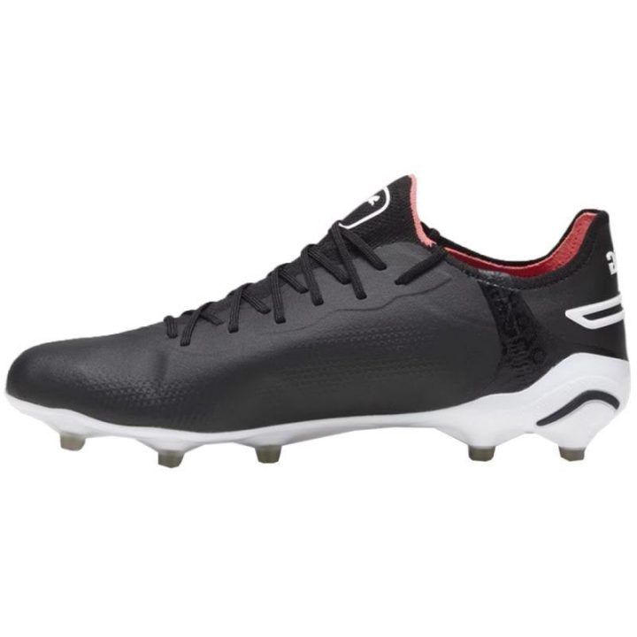 Vyriški futbolo bateliai FG/AG Puma King Ultimate, juodi ir pilki