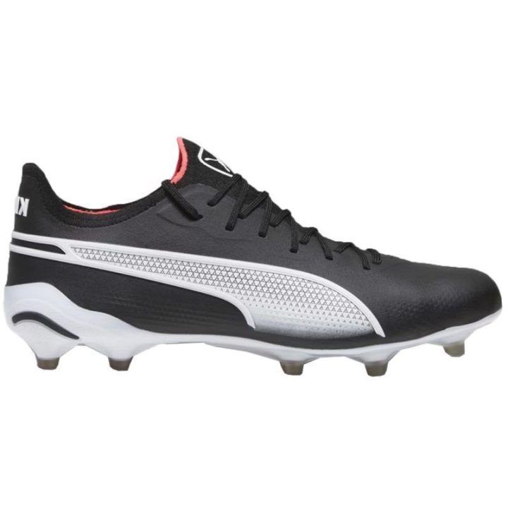 Vyriški futbolo bateliai FG/AG Puma King Ultimate, juodi ir pilki