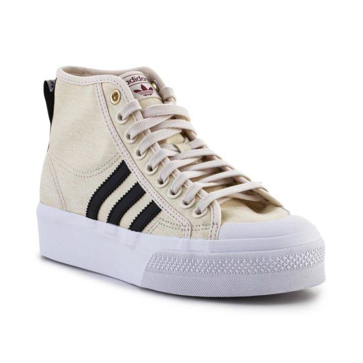 Moteriški sportbačiai su platforma adidas Nizza Platform Mid